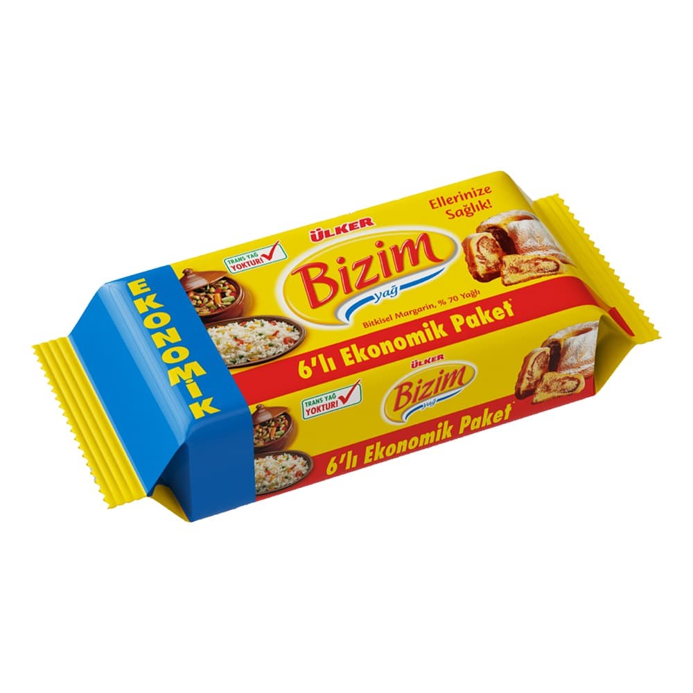 Ülker Bizim Margarin 1500 Gr 6'lı Paket