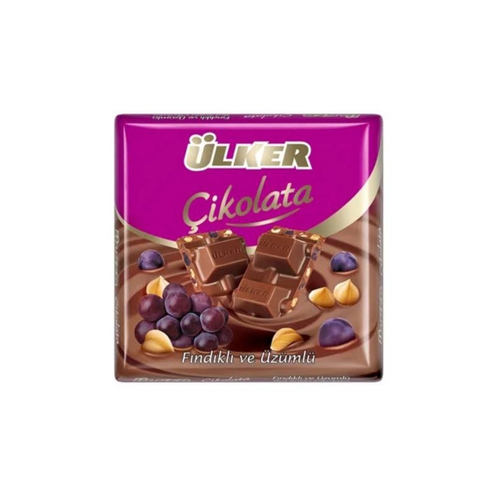 Ülker Çik.kare 65 Gr Fındık Üzümlü