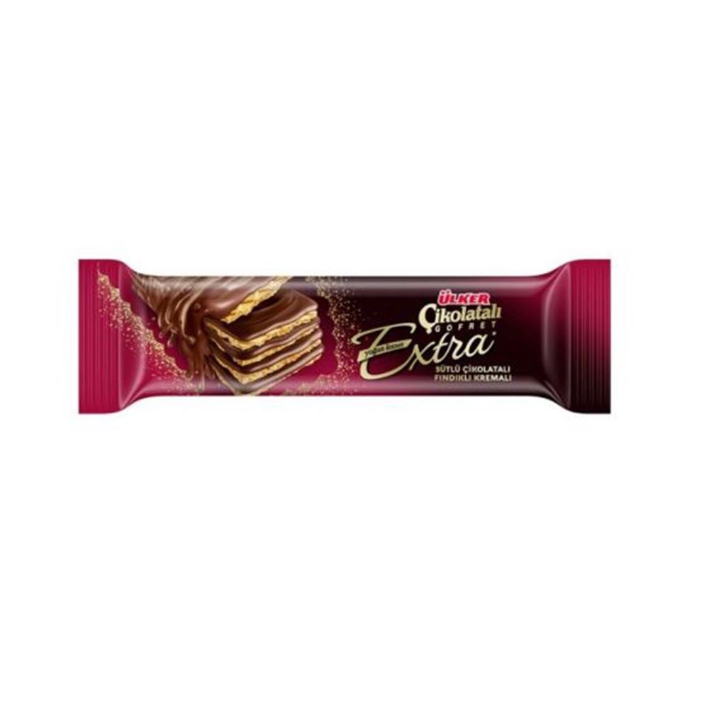Ülker Çikolatalı Gofret Extra Süt. Çik.fındıklı 45 Gr