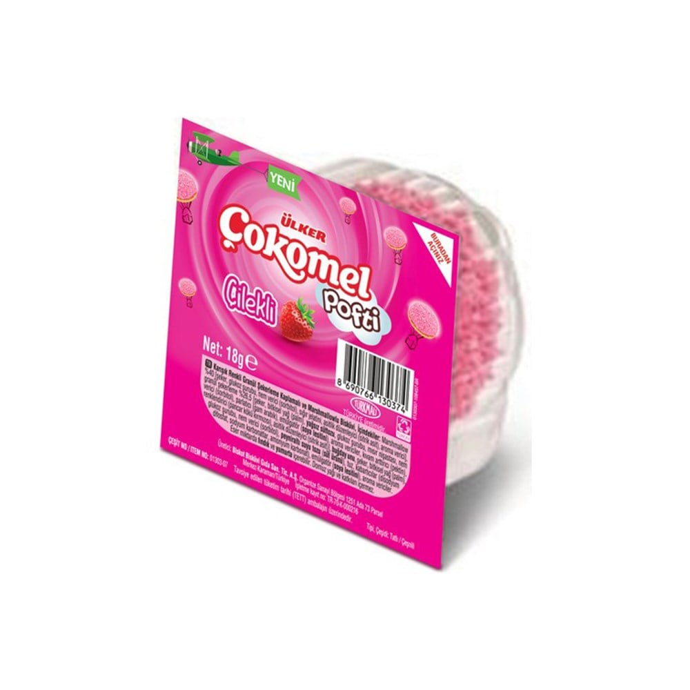 Ülker Çokomel Pofti Çilekli 18 Gr