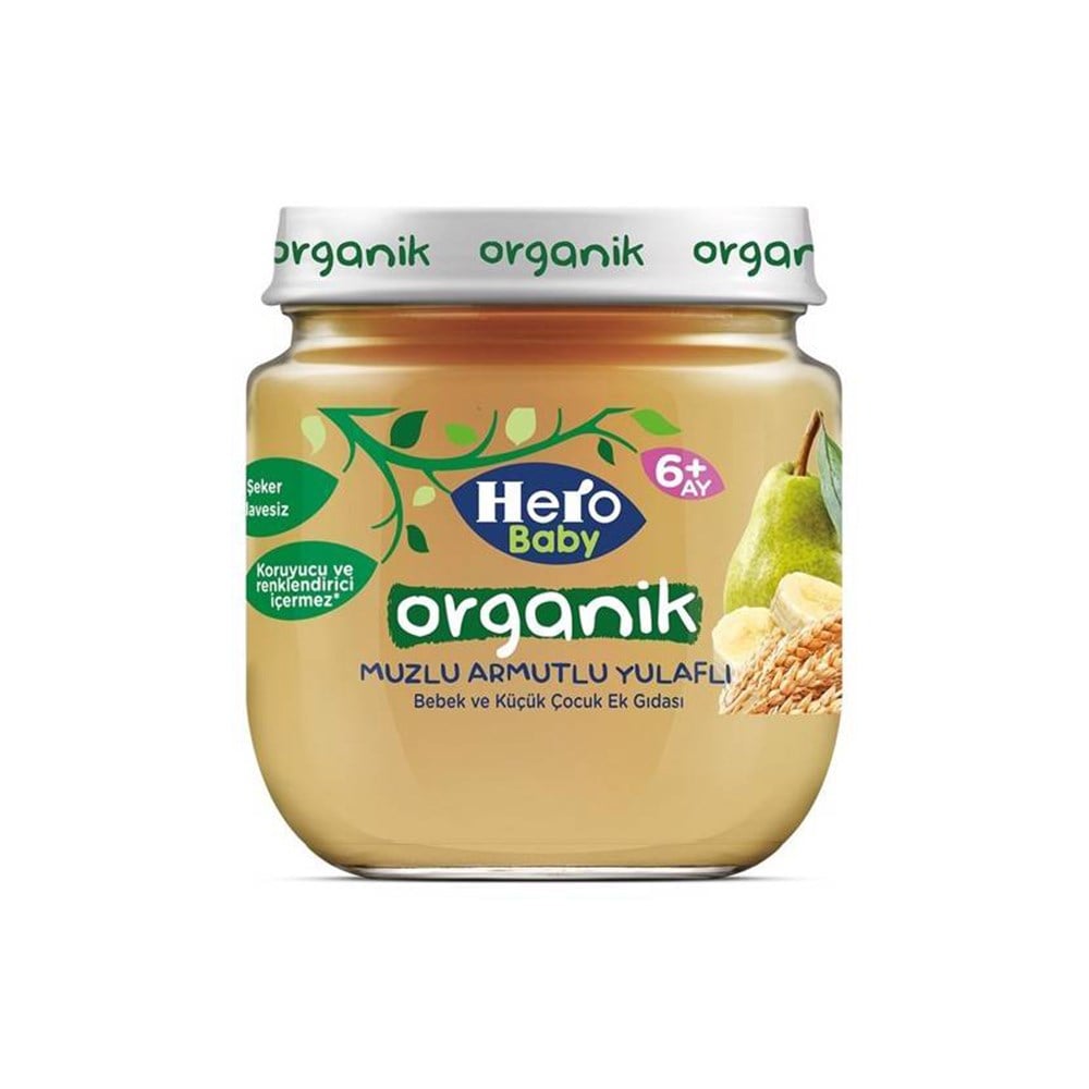 Ülker H.baby 120 Gr Organik Muzlu Armutlu Yulaflı