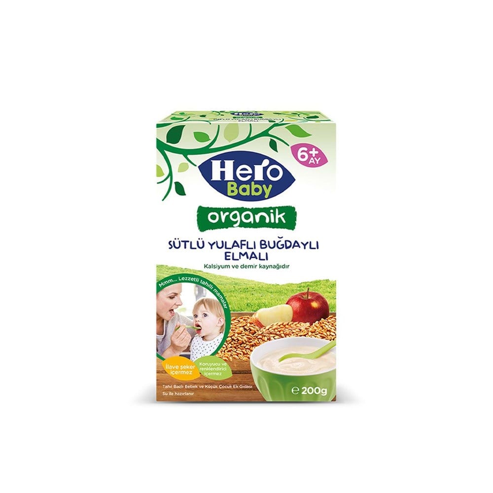 Ülker H.baby 200 Gr Organik Sütlü Yulaflı Buğdaylı Elmalı