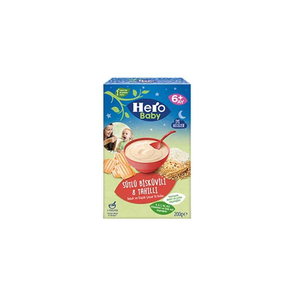 Ülker H.baby 200 Gr Sütlü Bisküvili 8 Tahıllı