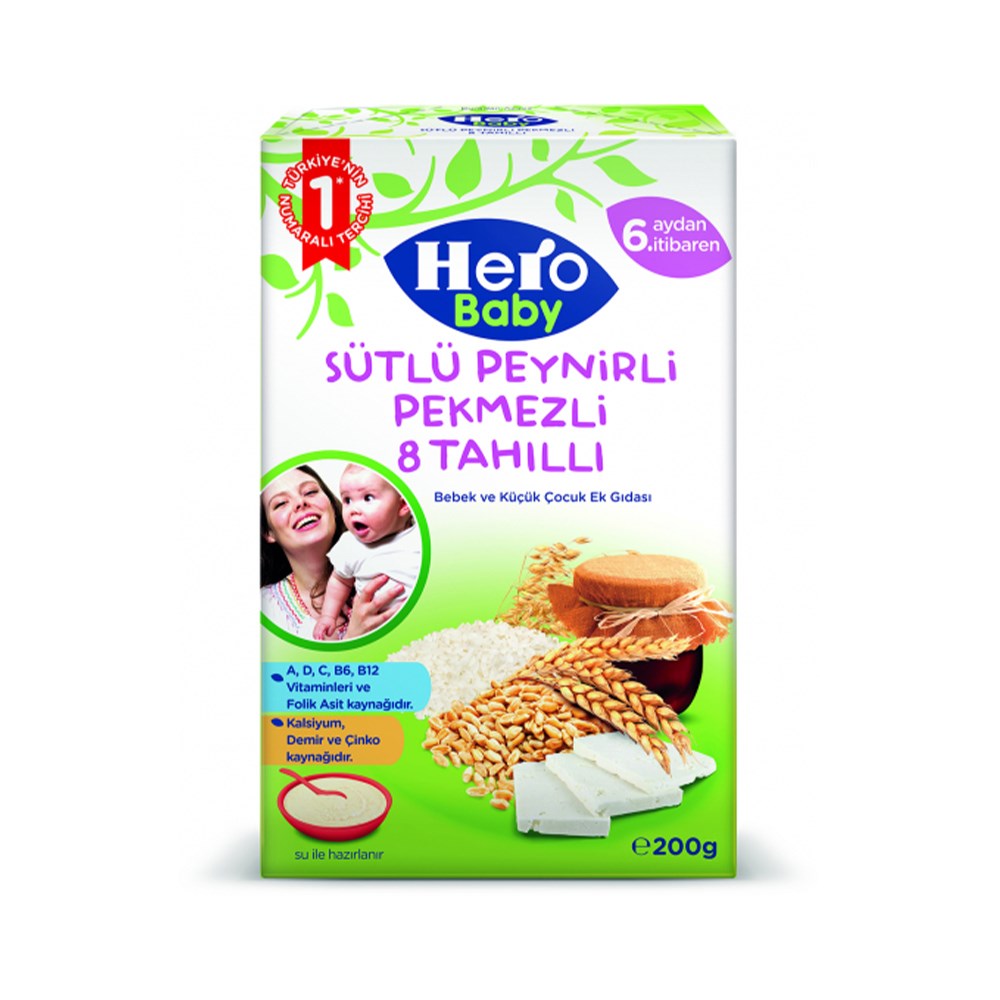 Ülker H.baby 200 Gr Sütlü Peynirli Pekmezli 8 Tahıllı