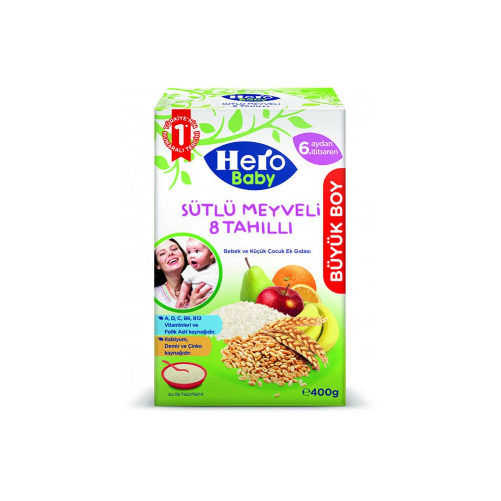 Ülker H.baby 400 Gr Sütlü Meyveli 8 Tahıllı
