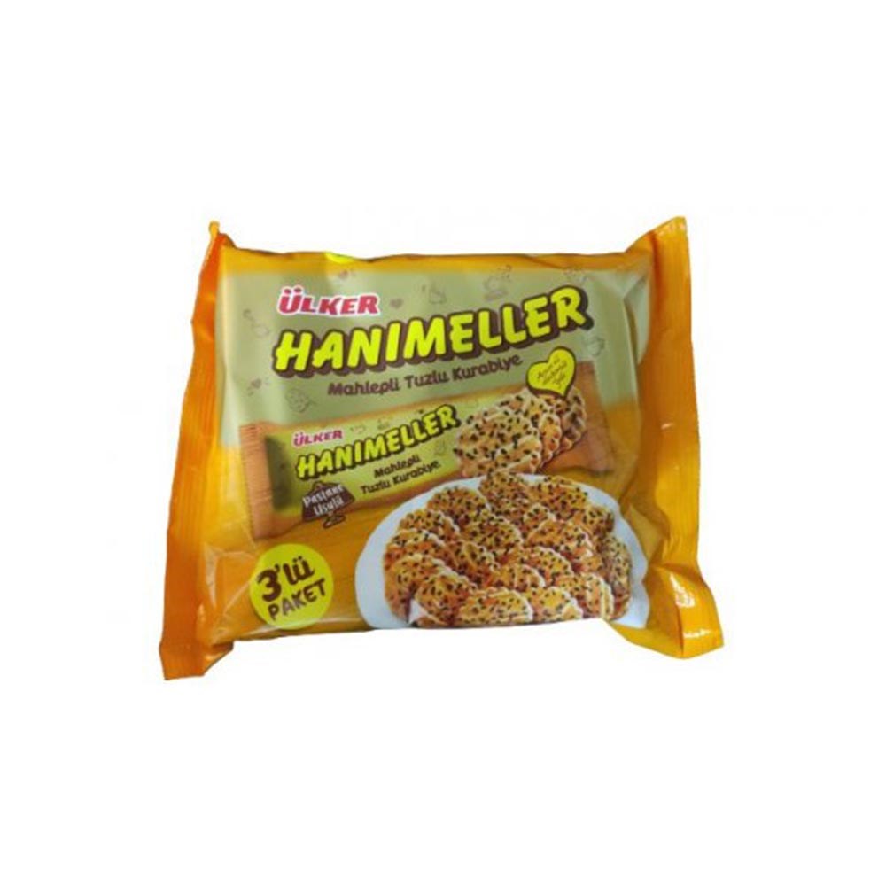 Ülker Hanımeller 243 Gr 3'lü Mahlepli Tuzlu Kurabiye
