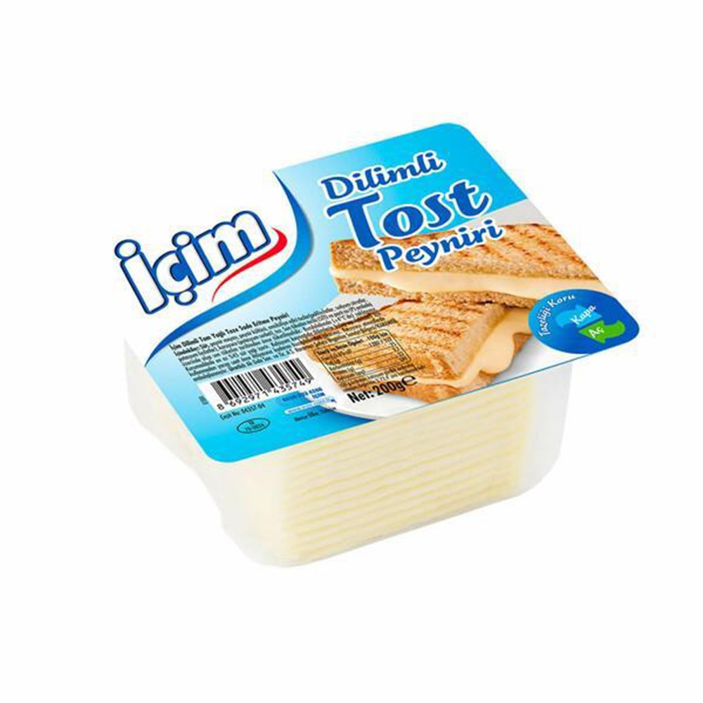 Ülker İçim Kaşar Dilimli Tost 200 Gr