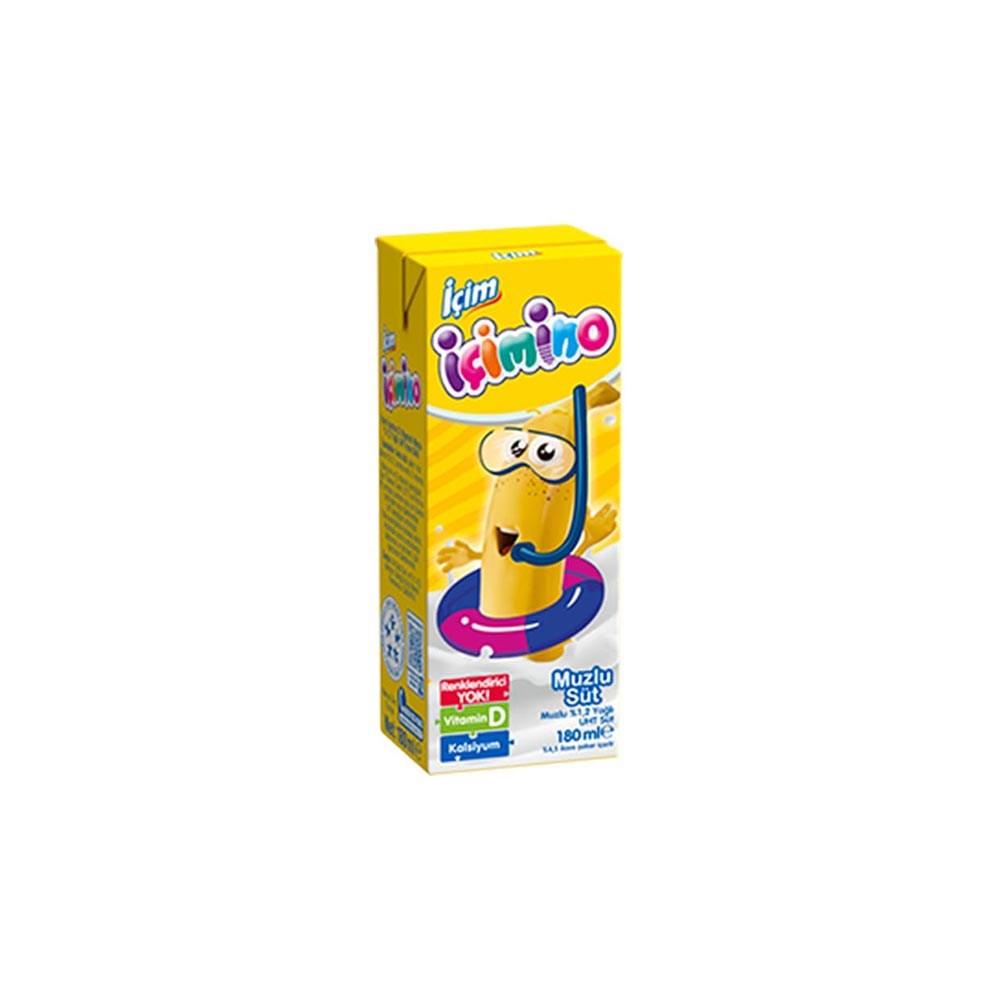 Ülker İçim Süt 180 Ml İçimino Muzlu