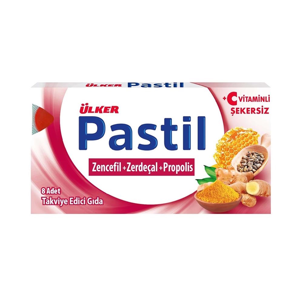 Ülker Pastil Zencefil+zerdaçal+propolis 8'li