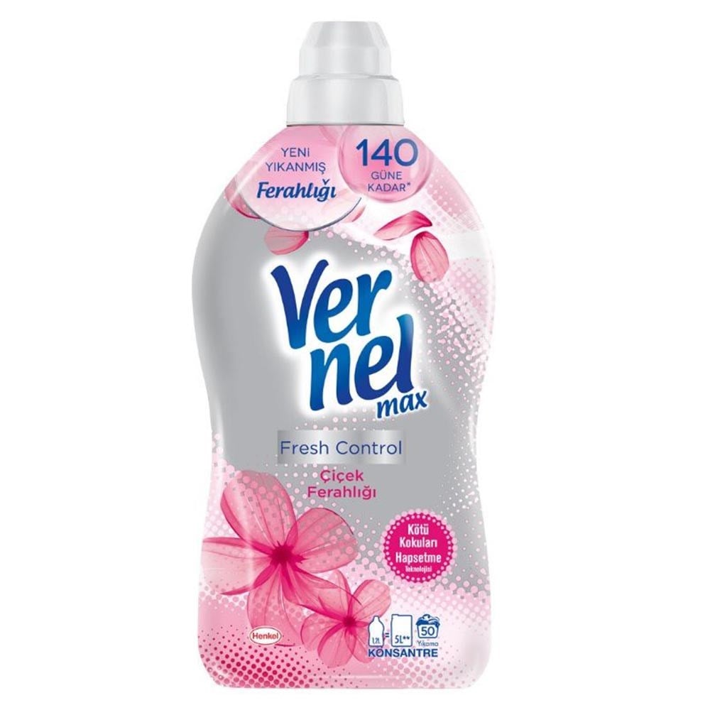 Vernel Max 1200 Ml 50 Yıkama Çiçek Ferahlığı Bg
