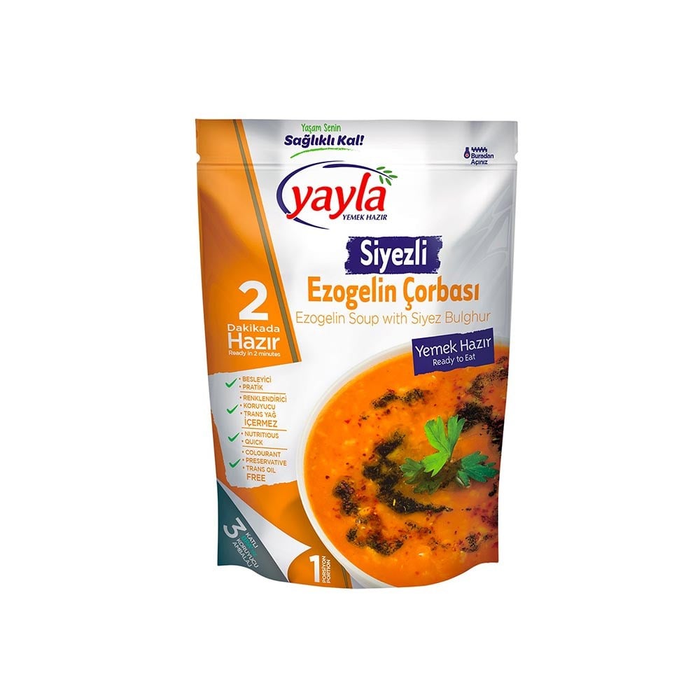 Yayla Ezogelin Çorbası 250 Ml Hazır Y. Bg
