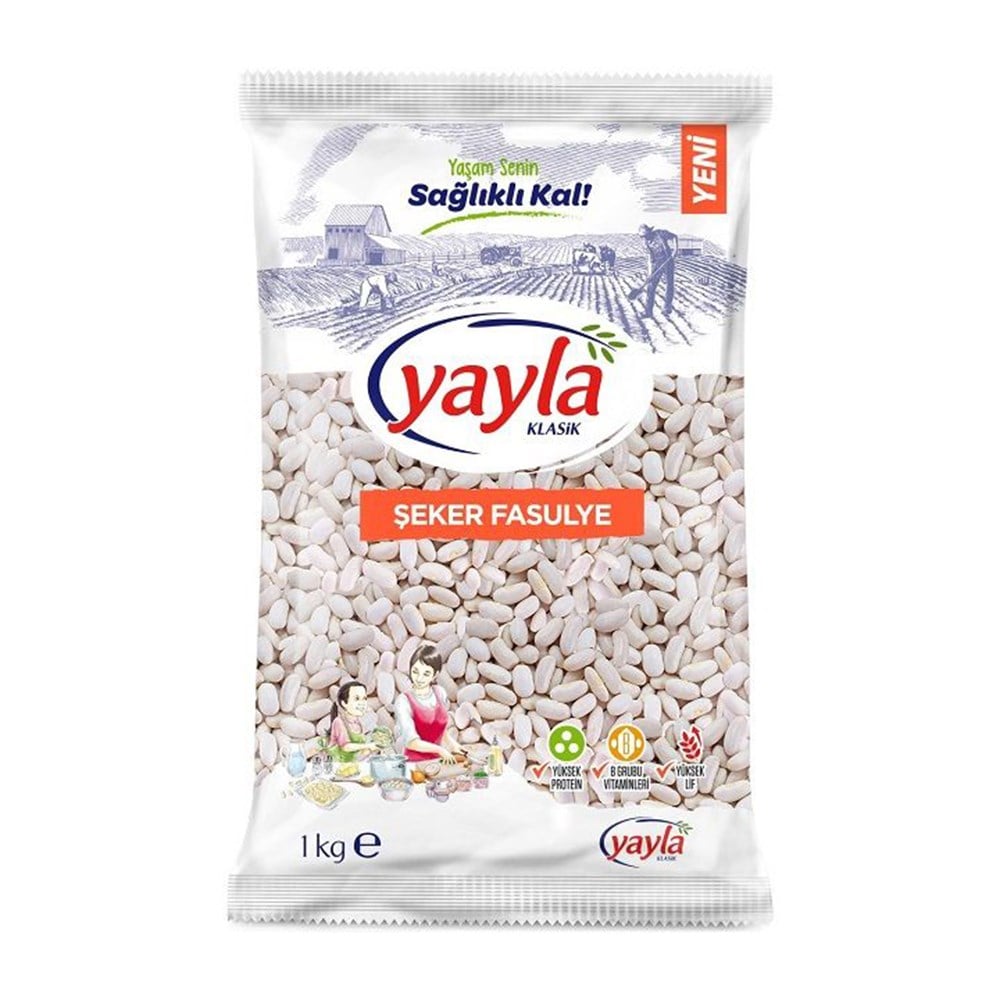 Yayla Fasulye 1 Kg Şeker