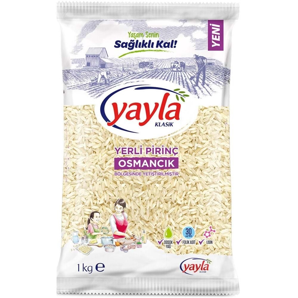 Yayla Pirinç 1 Kg Osmancık