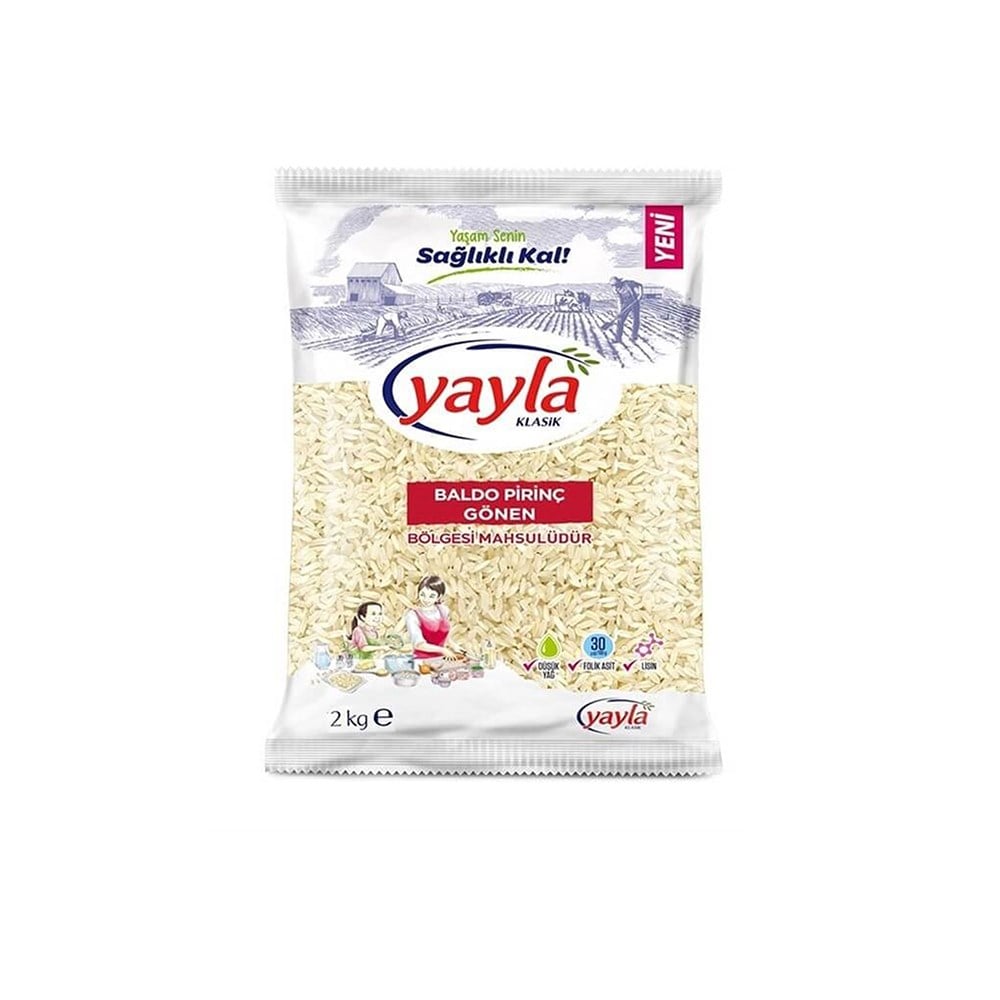 Yayla Pirinç 2 Kg Yerli Gönen