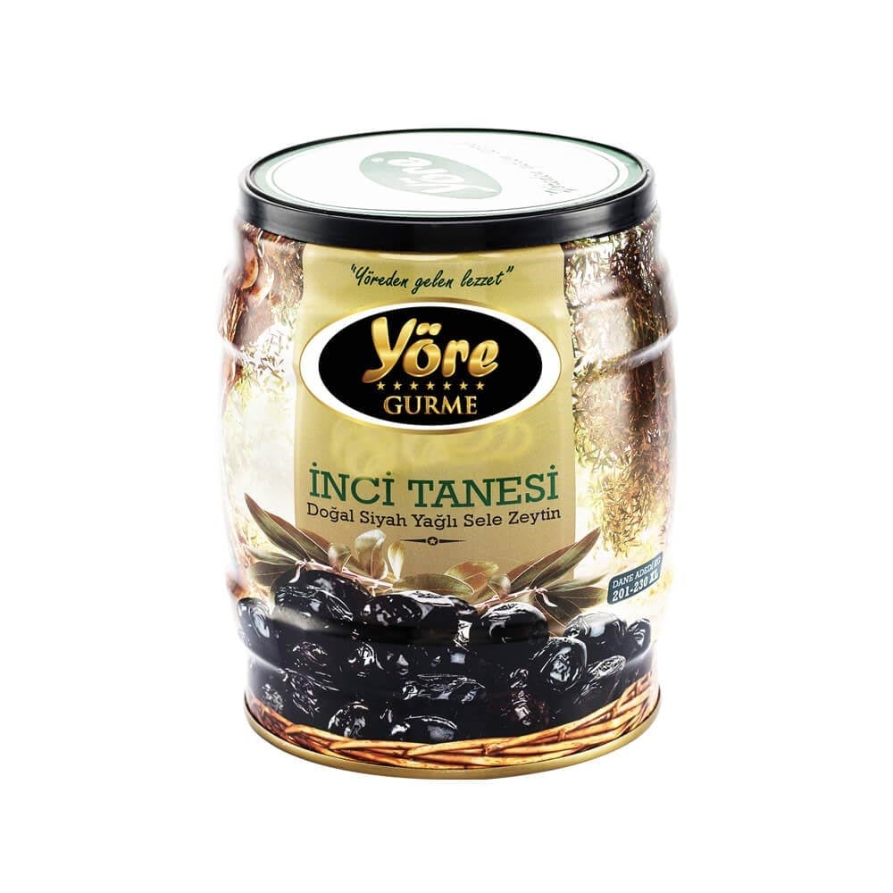 Yöre Siyah Zeytin 750 Gr Yağlı Sele (201-203) Tnk