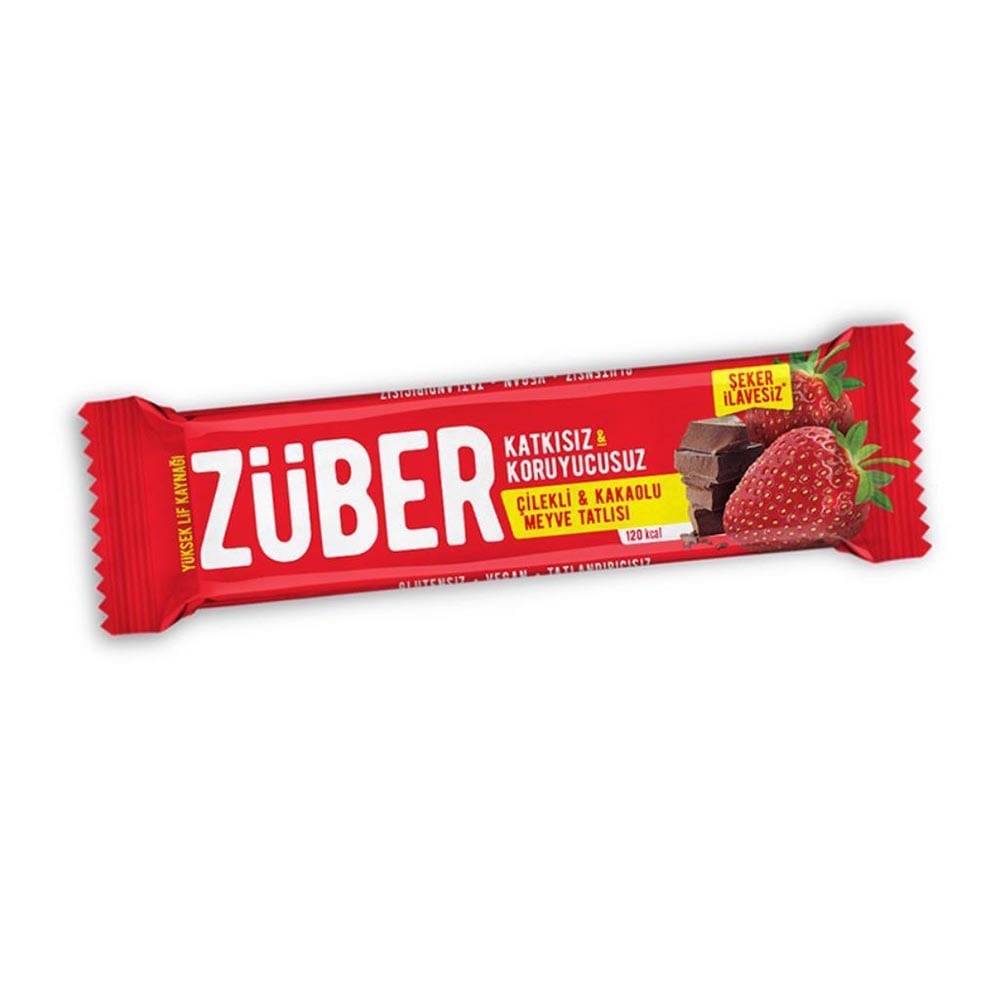 Züber Meyve Tatlısı 40 Gr Çilekli Kakaolu