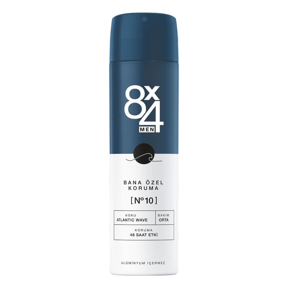 8x4 Deo Sprey 150 Ml Y No 10 Erk Atlantıc Wawe