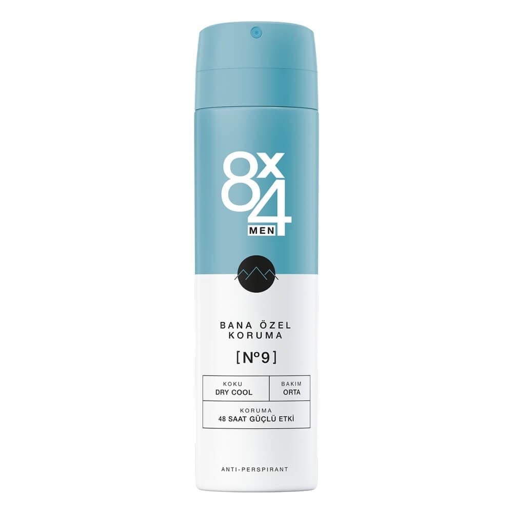 8x4 Deo Sprey 150 Ml Y No 9 Erk Dry Cool