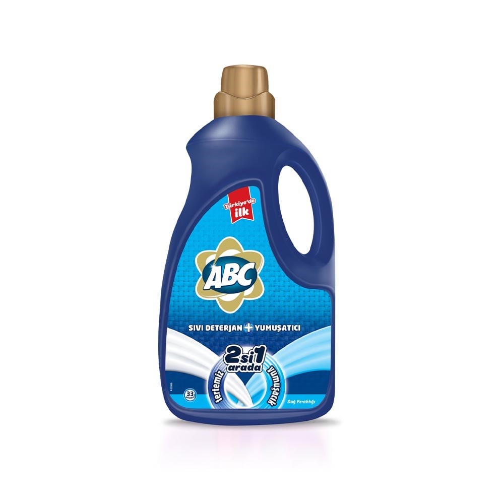 Abc 2,228 Ml Sıvı Deterjan + Yumuşatıcı 2si1 Arada