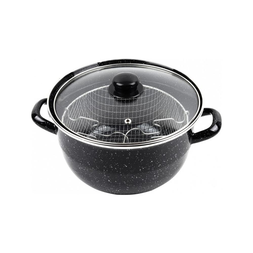 Alev Emaye Kızartma Tenceresi 24 Cm