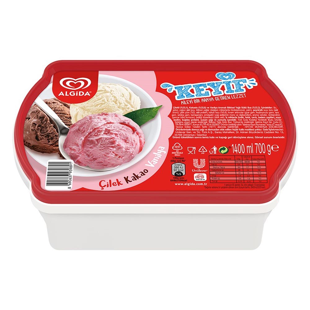 Algida Keyif Fıs.kakao Van.çil.1400 Ml