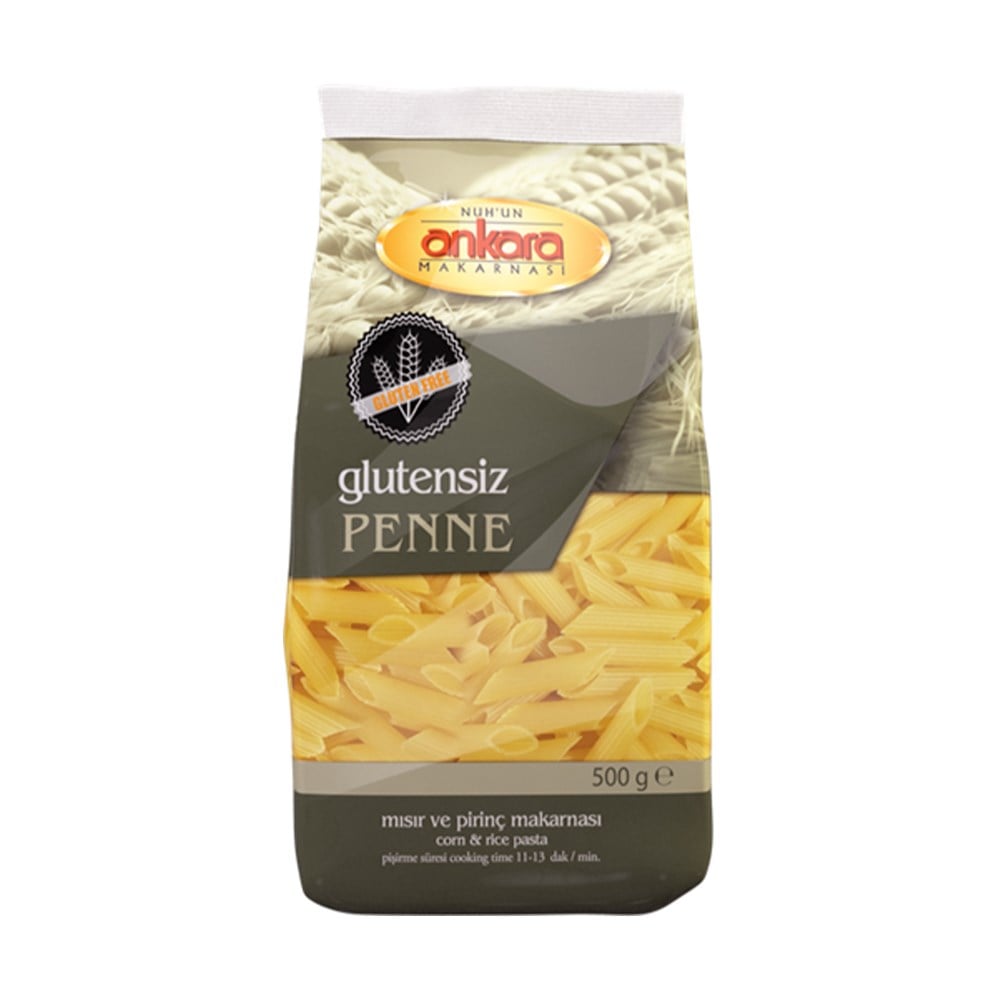 Ankara Makarna 500 Gr Glutensiz Penne