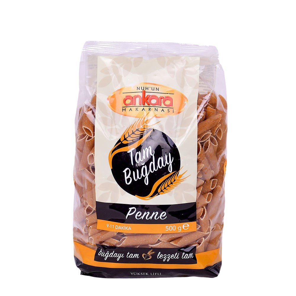 Ankara Makarna 500 Gr Tam Buğdaylı Kalem