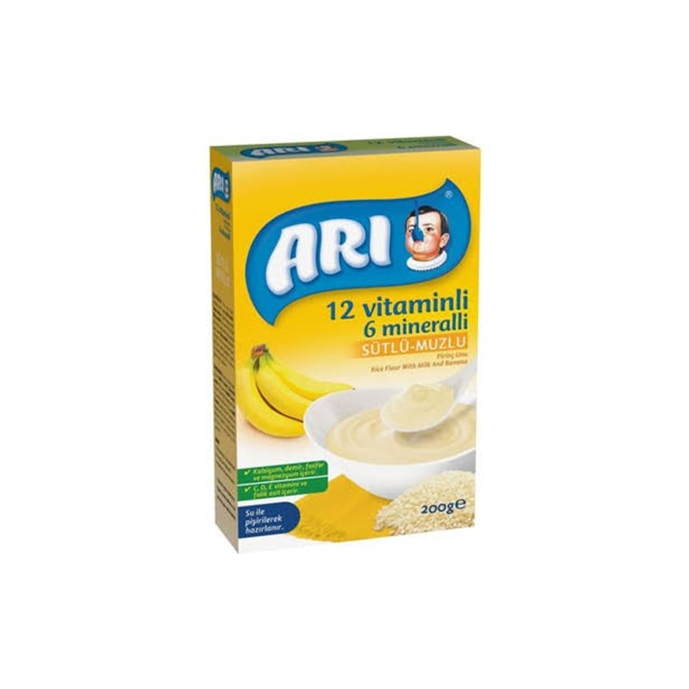 Arı Pirinç Unu 200 Gr Sütlü Muzlu