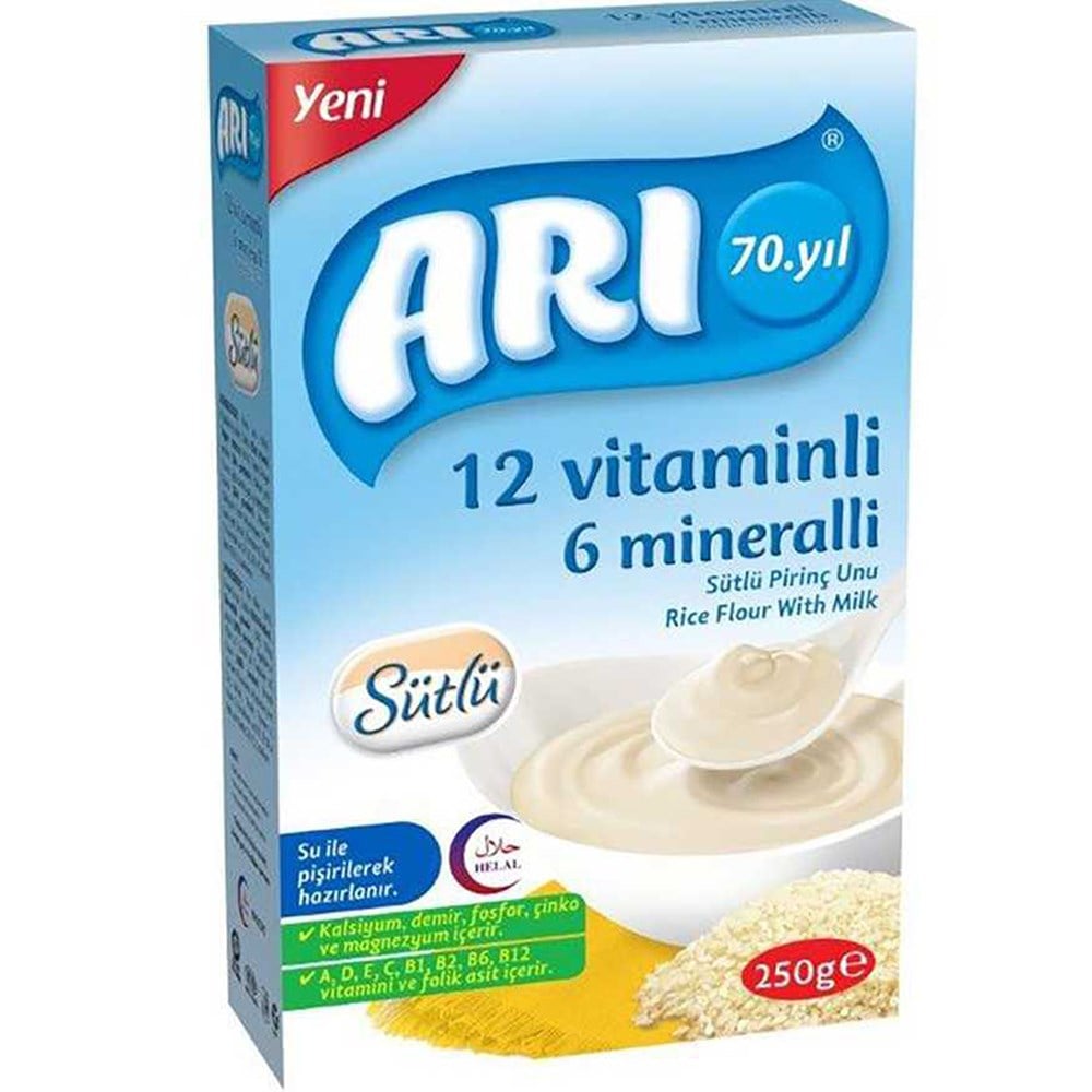 Arı Pirinç Unu 250 Gr Sütlü