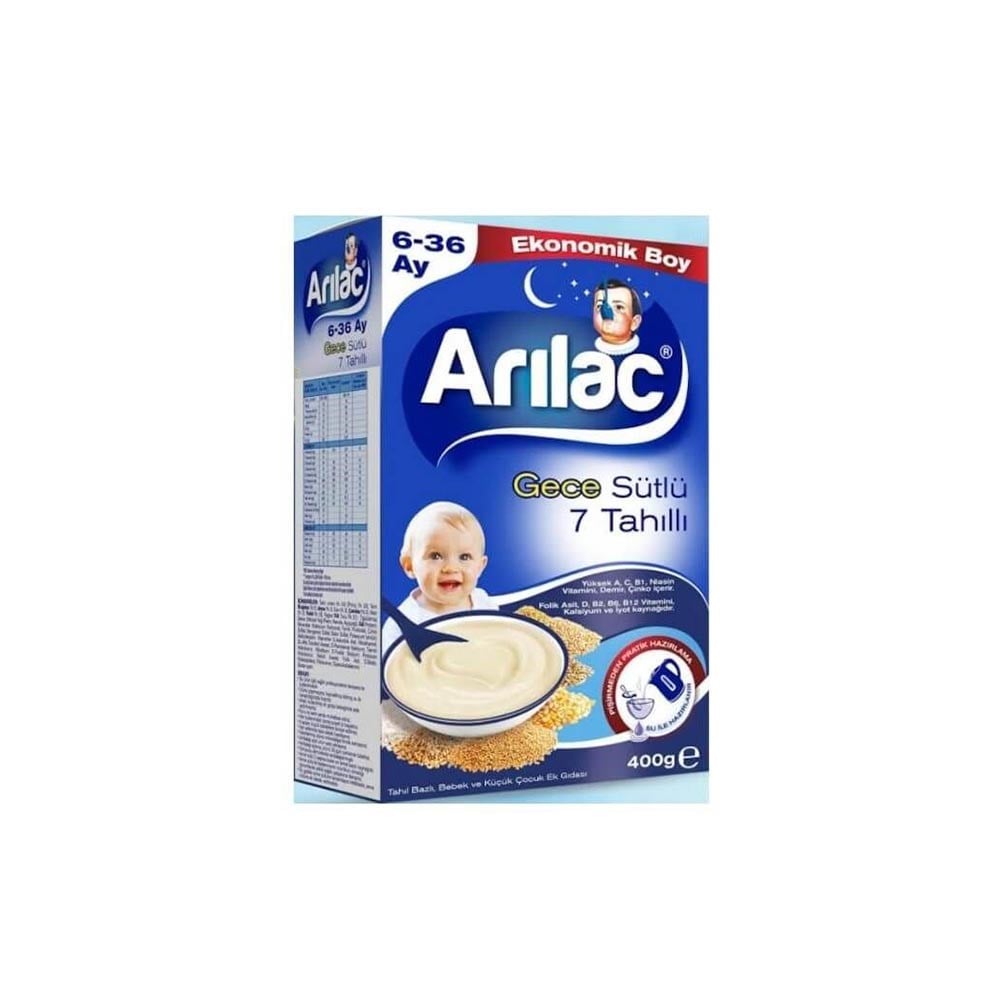 Arılac 400 Gr Gece Sütlü 7 Tahıllı