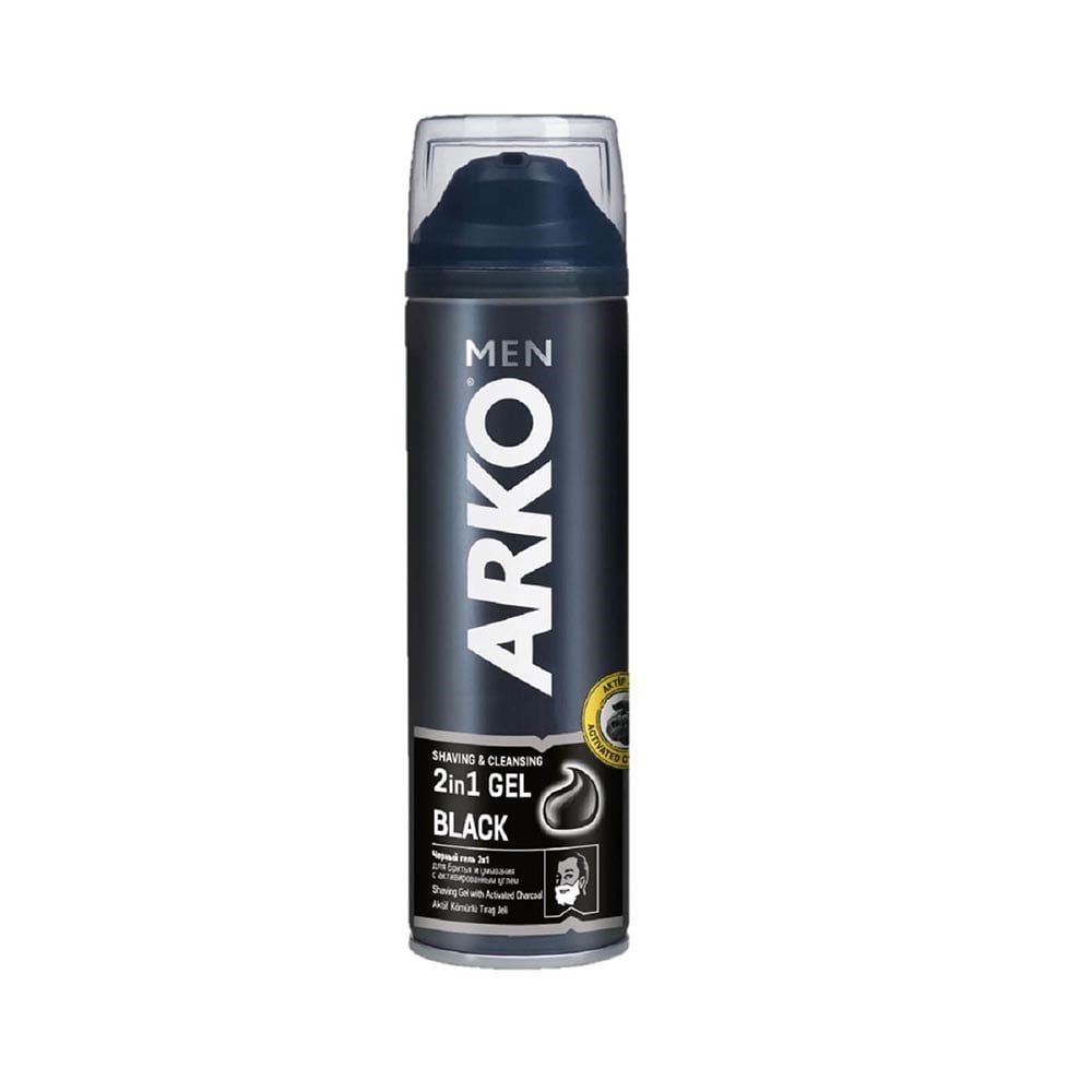 Arko Tıraş Jeli 200 Ml 2ın1 Black