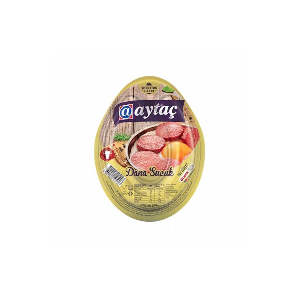 Aytaç Sucuk Fermente Kangal Dana 220 Gr