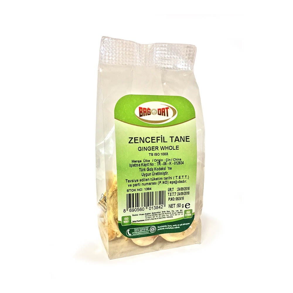 Bağdat Zencefil Tane 50 Gr