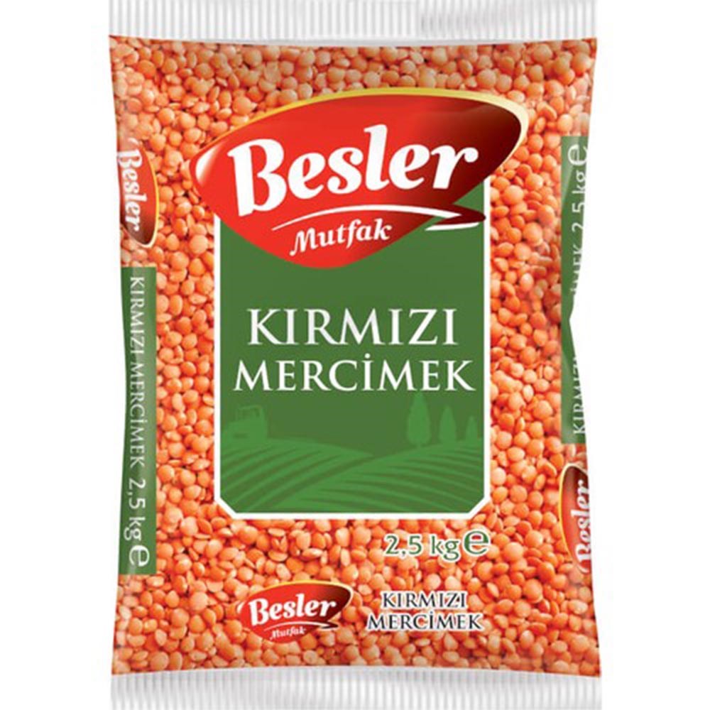 Besler Kırmızı Mercimek 2,5 Kg