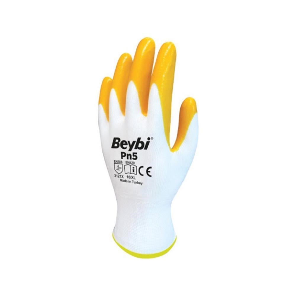 Beybi İnşaat Eldiveni Sarı Pn-5