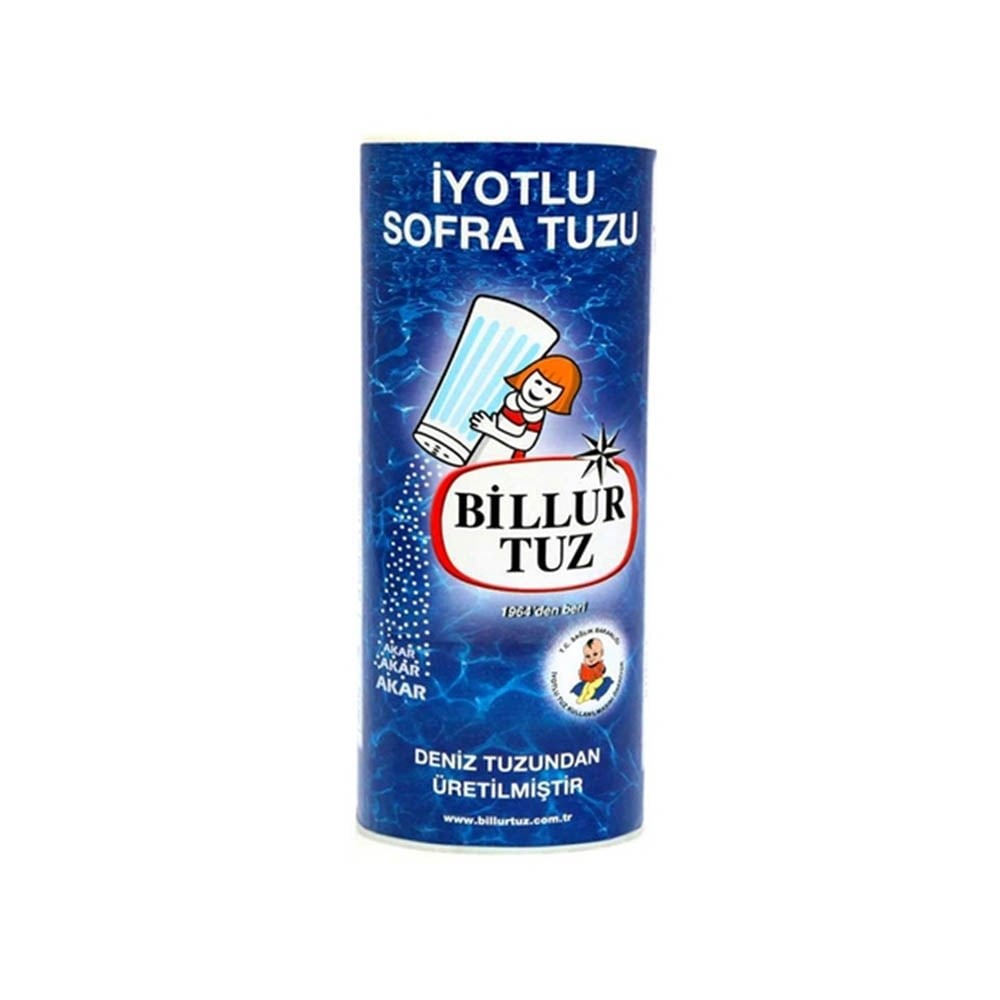 Billur Tuz 125 Gr Tuzluklu