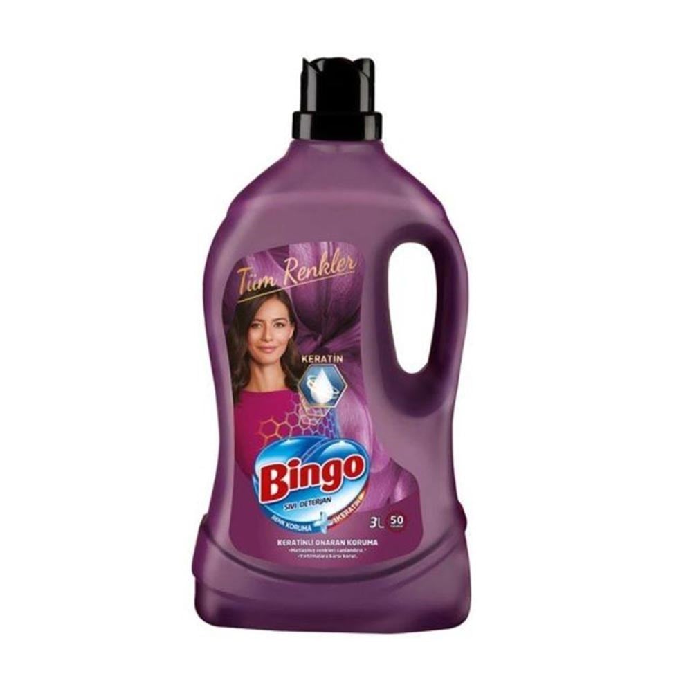 Bingo Sıvı Deterjan 50 Yıkama 3000 Ml Ker.onaran Ve Kor.