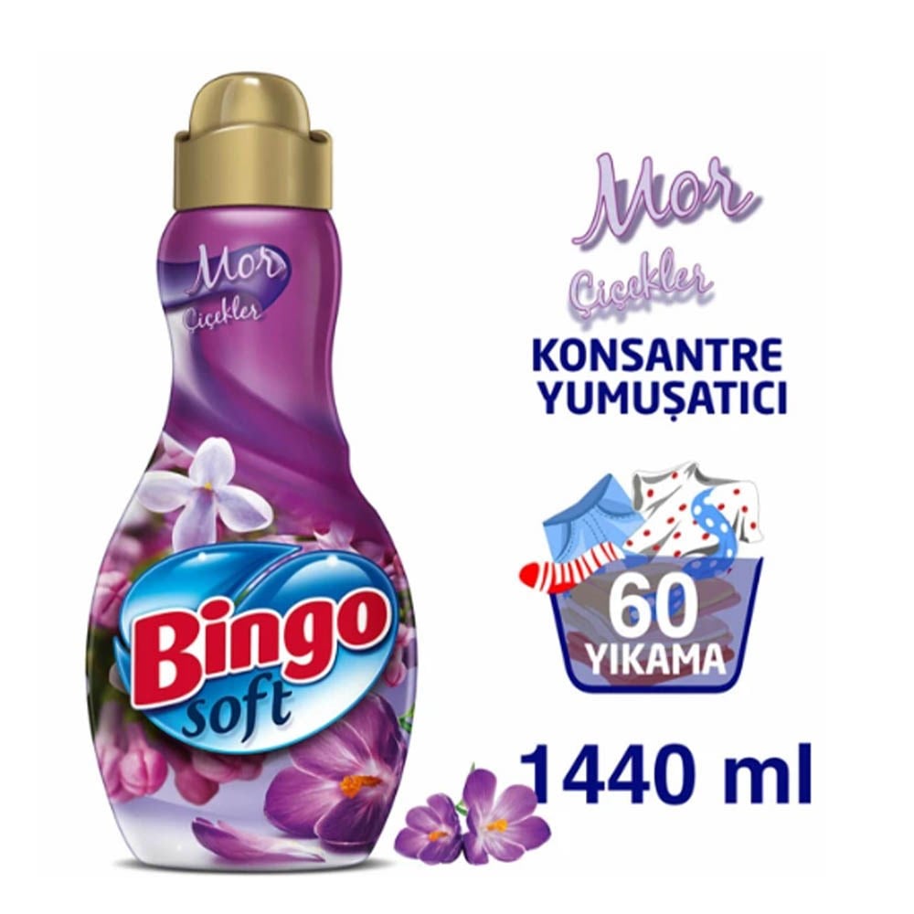Bingo Soft 1440 Ml Kons.lavanta (mor Çiçekler)