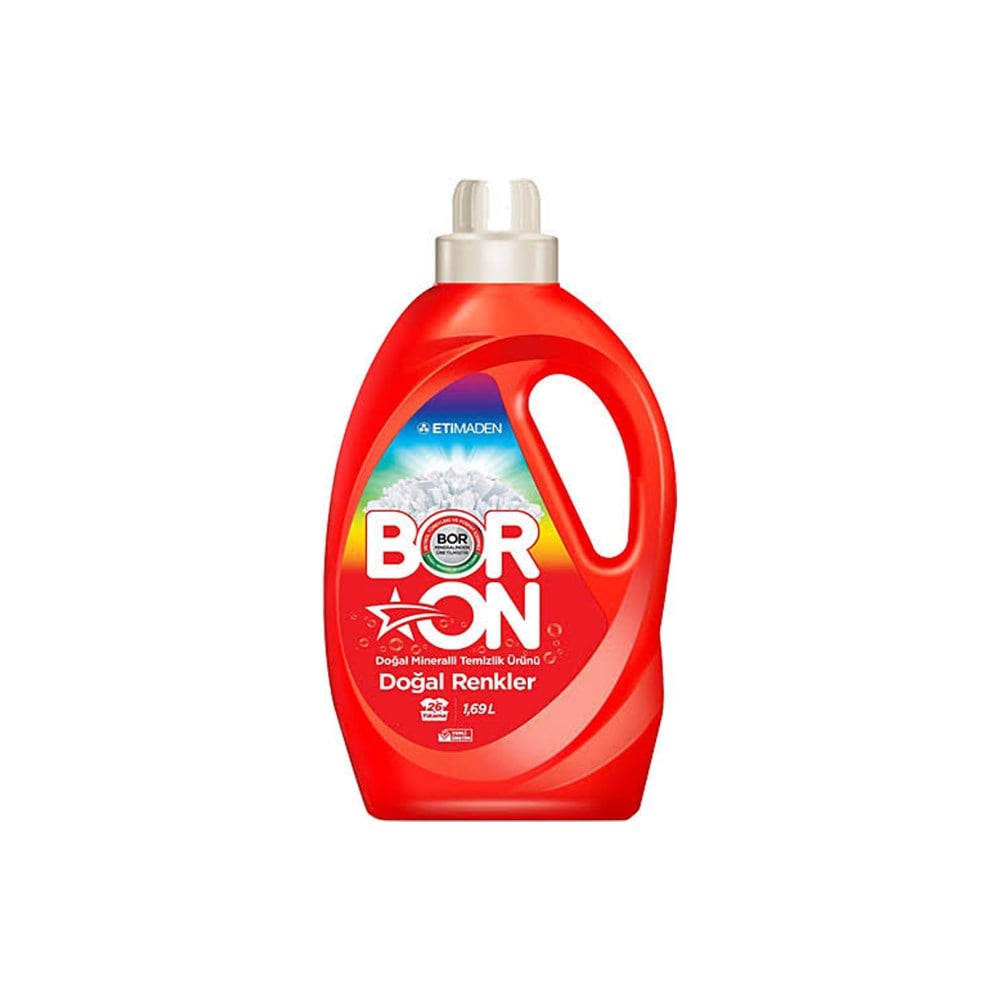 Boron Sıvı Deterjan 26 Yıkama 1.69 Lt Doğal Renkler