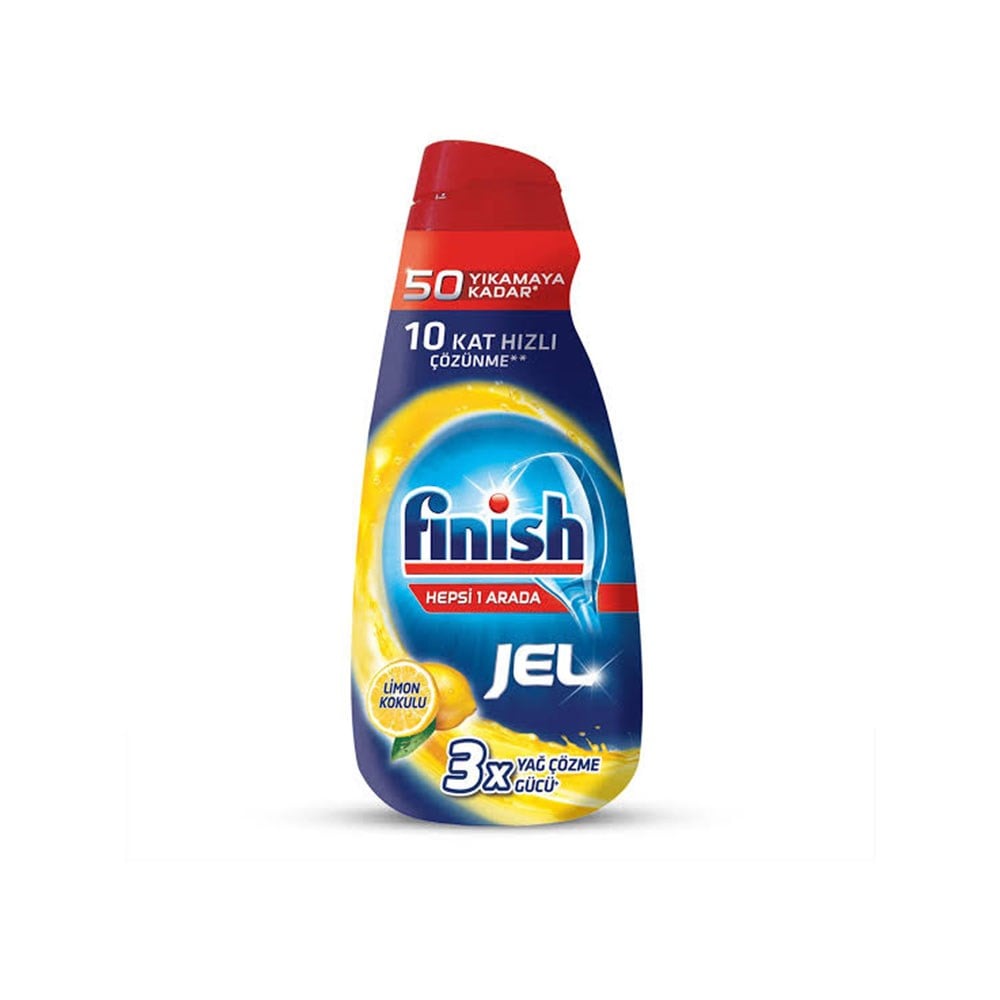 Calgonit Finish Jel 1000 Ml Hepsi Bir Arada Limon