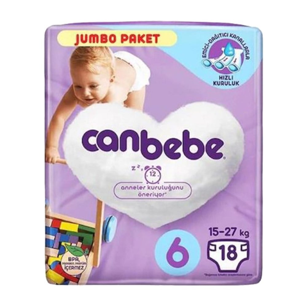 Canbebe Jumbo Paket 6 Extra Large 18 Adet Y