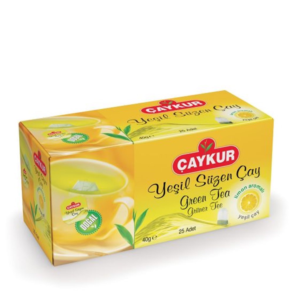 Çaykur Bitki Çayı 24 Adet Yeşil Çay Limonlu
