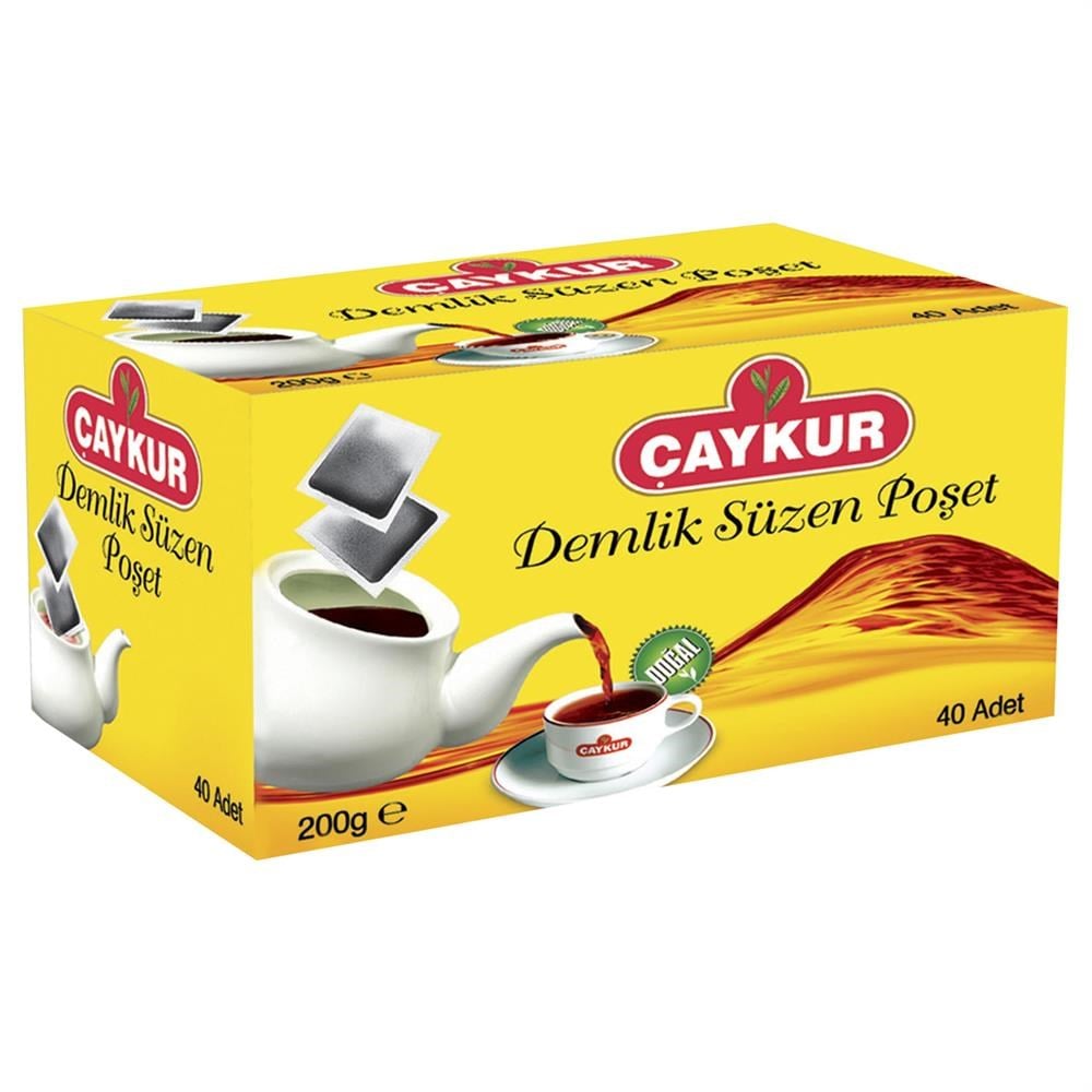 Çaykur Çay Demlik 40 Adet Süzen Poşet