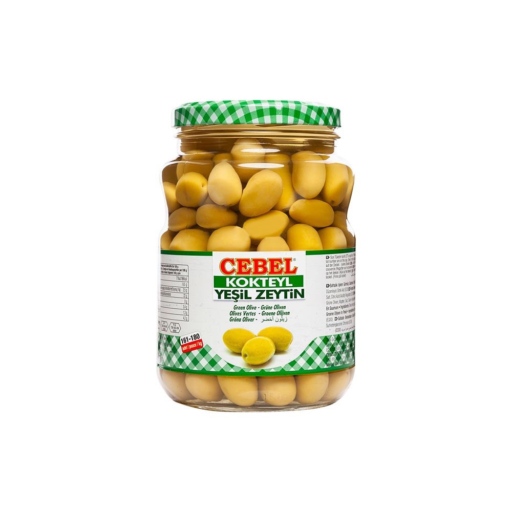 Cebel Yeşil Zeytin Çizik 900 Gr Cam