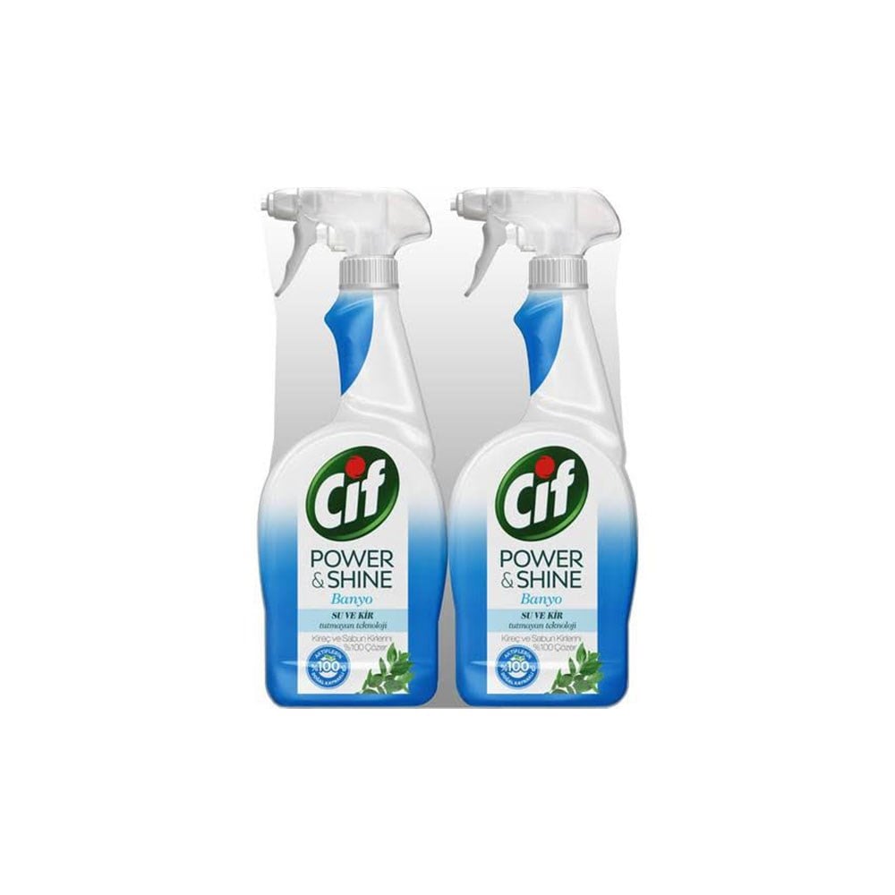 Cif Sprey P&s Banyo 750 Ml Sprey Kireç Çöz.+ 750 Ml Yedek