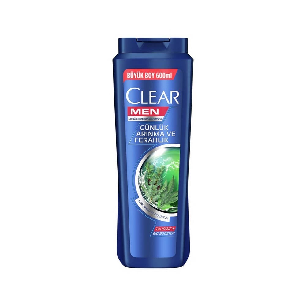 Clear Şampuan 600 Ml Men Gün.arınma Ve Ferahlık