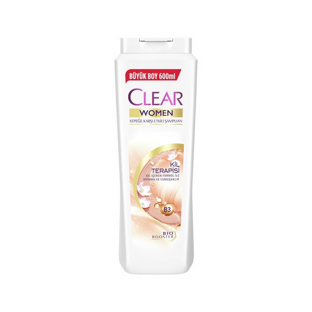 Clear Şampuan 600 Ml Women Kil Terapisi
