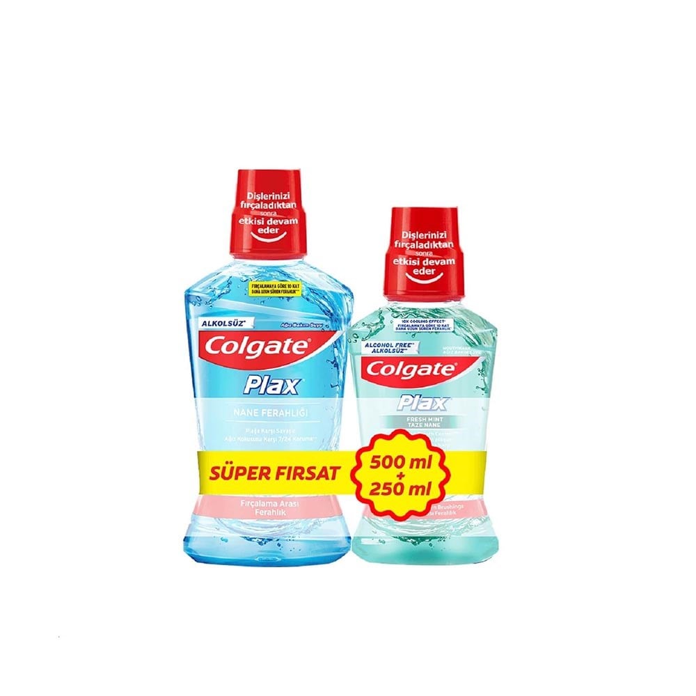 Colgate Plax 500 Ml Nane + 250 Ml Taze Nane
