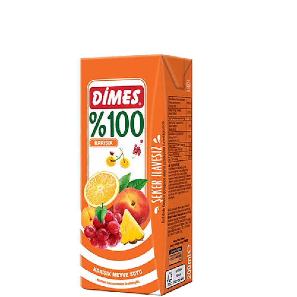 Dimes 200 Ml Pak. Karışık Nektar