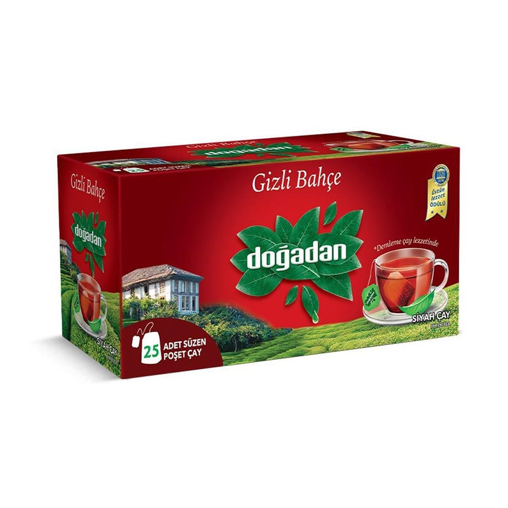 Doğadan Çay Bardak 25 Adet Gizli Bahçe